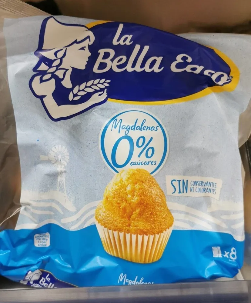 Magdalenas 0 azúcar