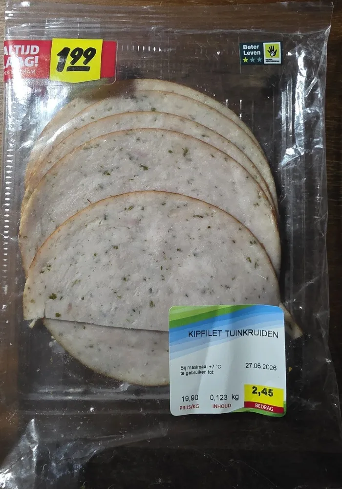 Kipfilet tuinkruiden
