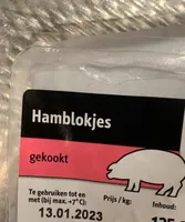 Hamblokjes gekookt