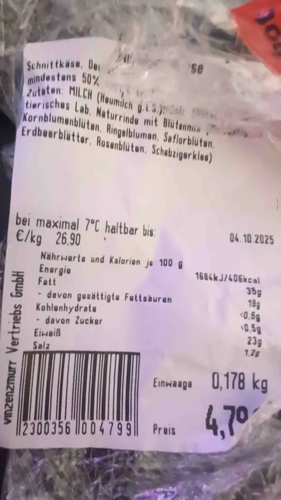 Wildblumenkäse