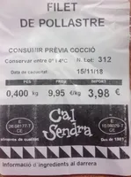 Filet de pollastre