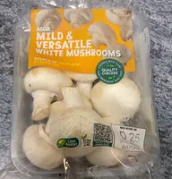 Mild and Versatile white mushrooms