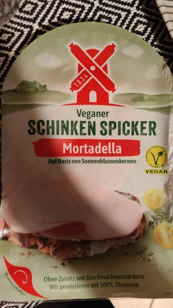 Veganer Schinken spicker mortadella