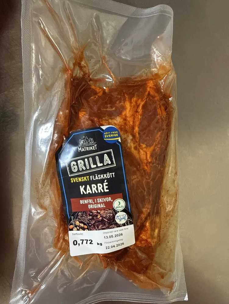 Svenskt Fläskkott Karré