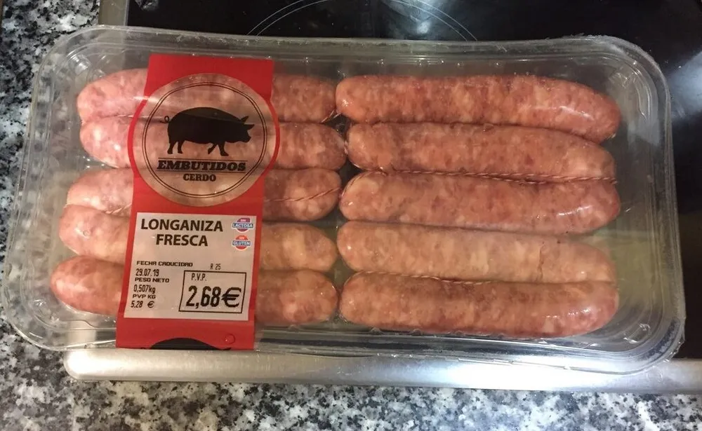 Longaniza fresca de cerdo