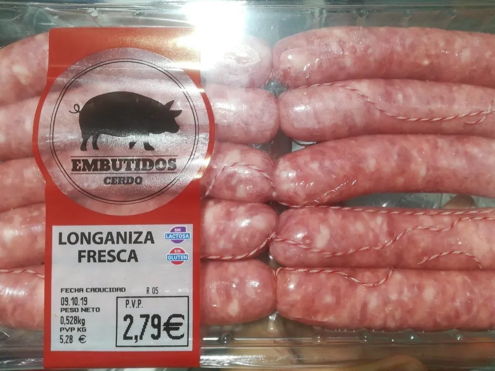 Longaniza fresca de cerdo