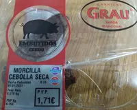 Morcilla cebolla seca