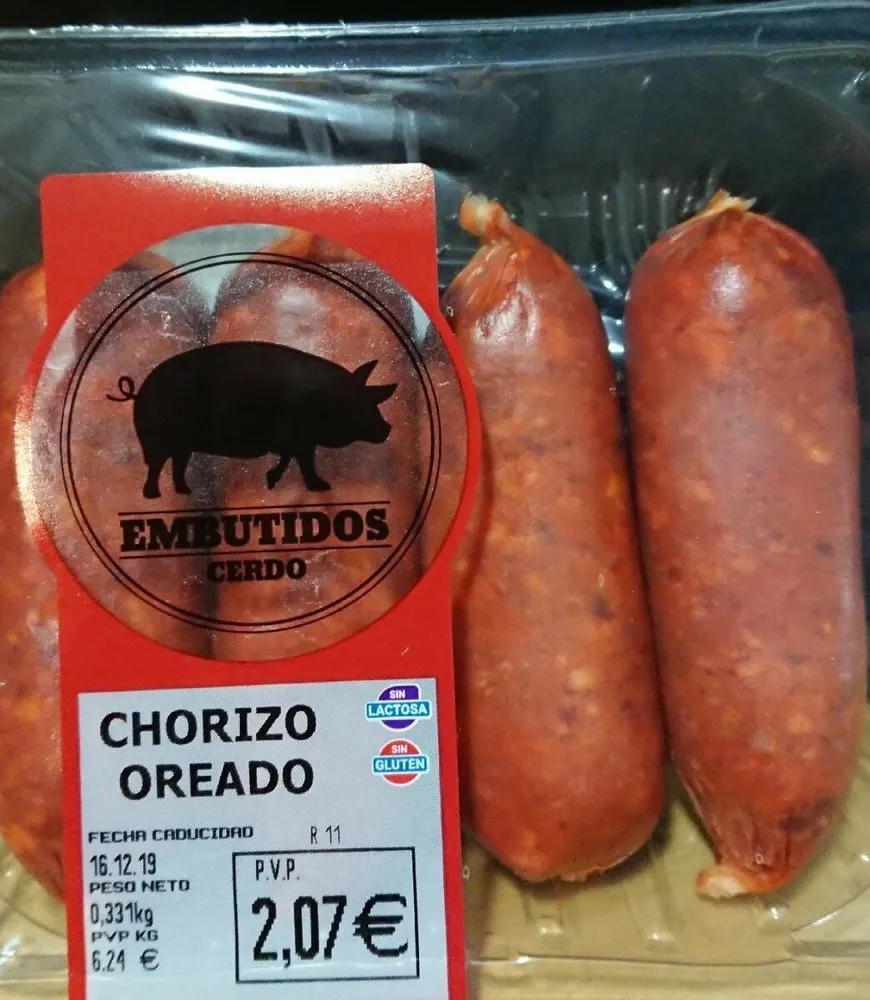 Chorizo de cerdo oreado