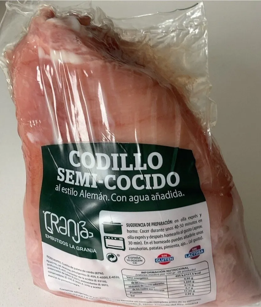 Codillo semi-cocido