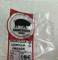 Morcilla de cebolla oreada