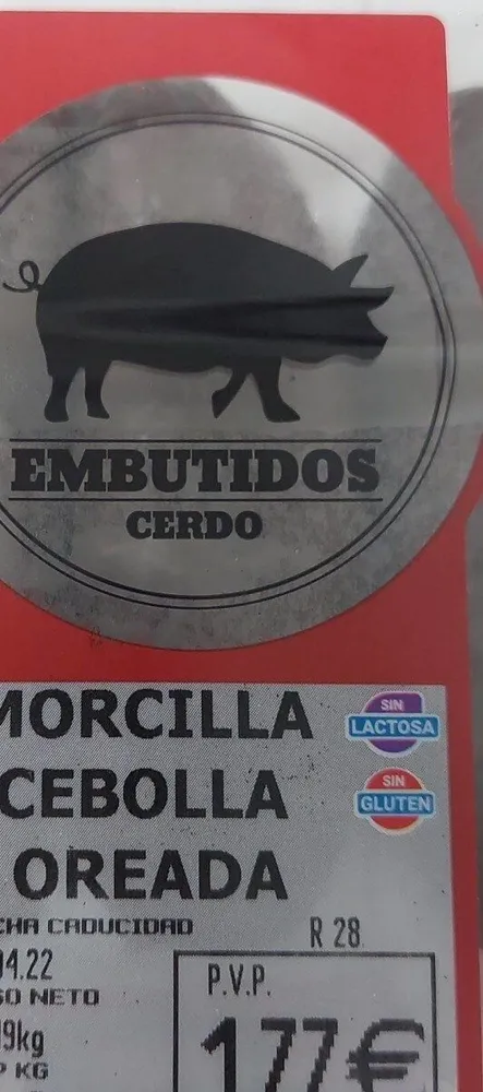 Morcilla  cebolla oreasa