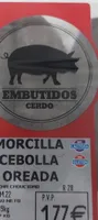 Morcilla  cebolla oreasa