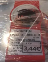 Chorizo fresco iberico