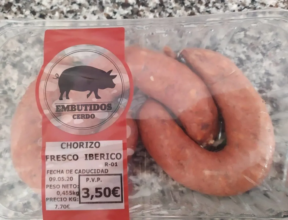 Chorizo fresco ibérico
