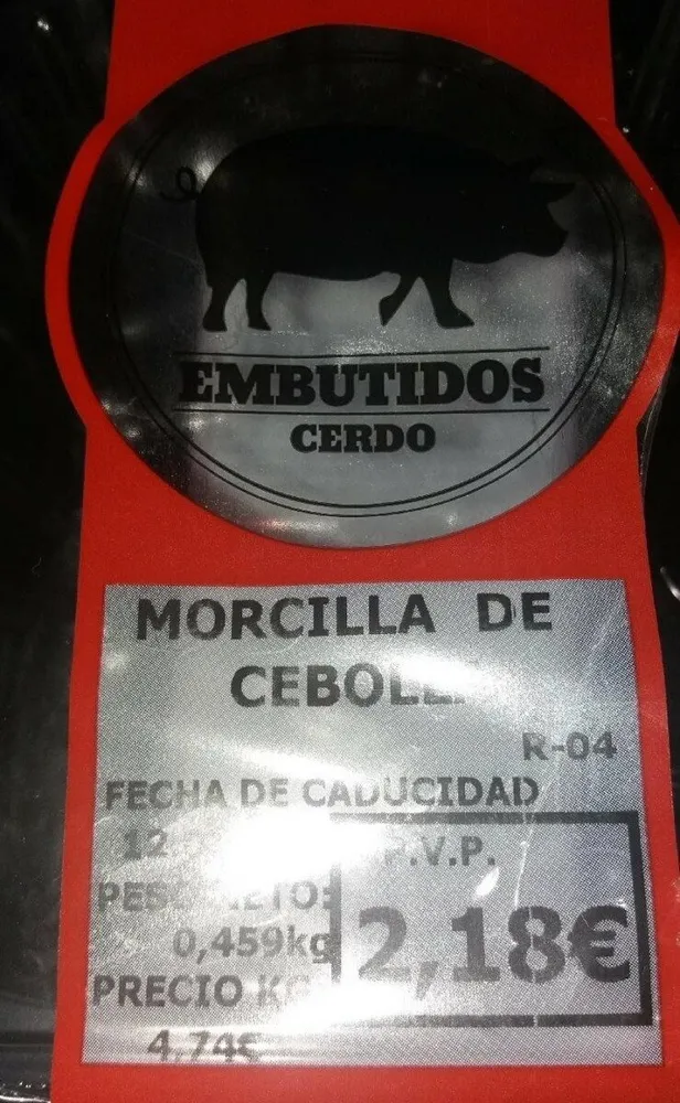Morcilla de cebolla