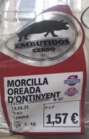Morcilla oreada d’Ontinyent