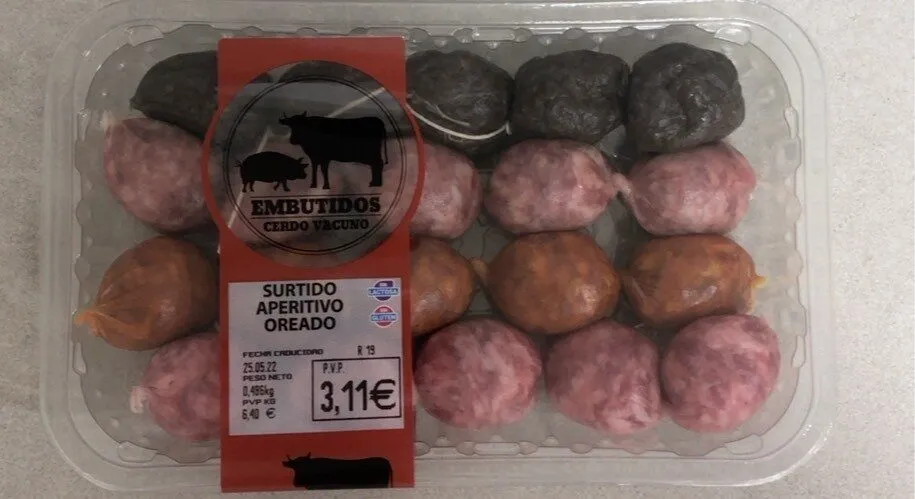 Surtido aperitivo oreado