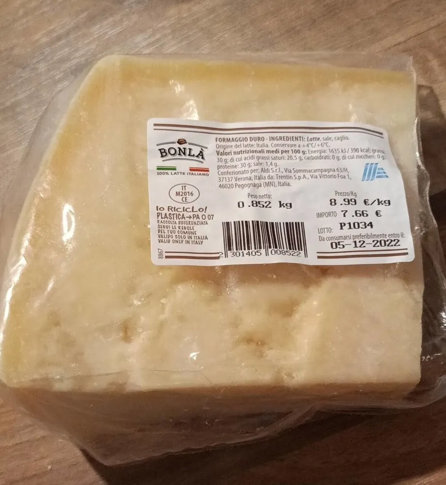 Formaggio duro