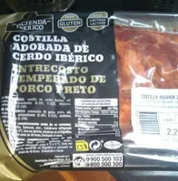Costilla adobada de cerdo iberico