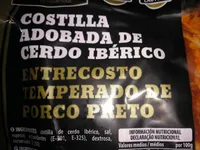 Costilla adobada de cerdo ibérico