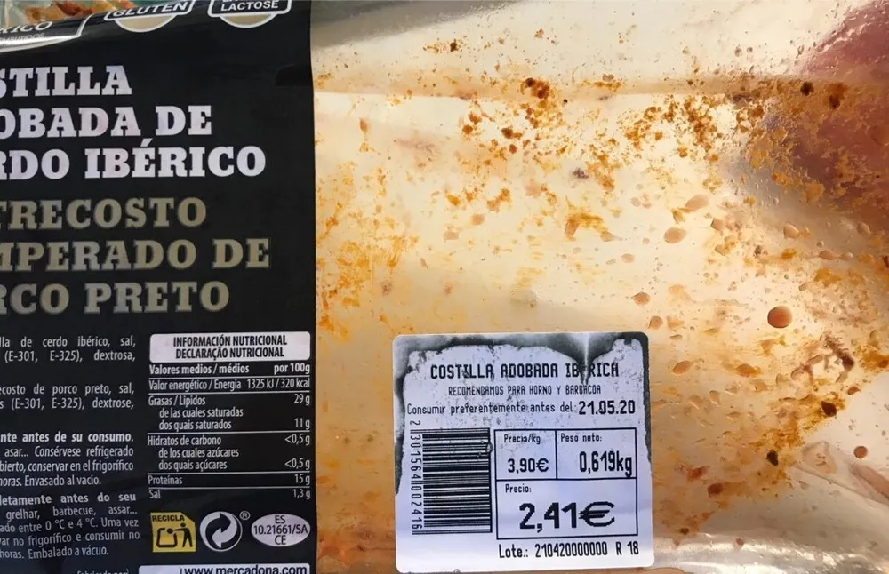 Costilla Adobada de Cerdo iberico