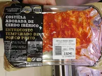 Costilla adobada de cerdo iberico
