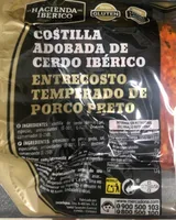 Costilla adobada cerdo iberico