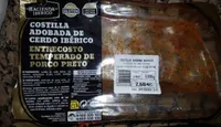 Costilla adobada ibérica