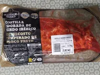 Costilla adobada de cerdo ibérico
