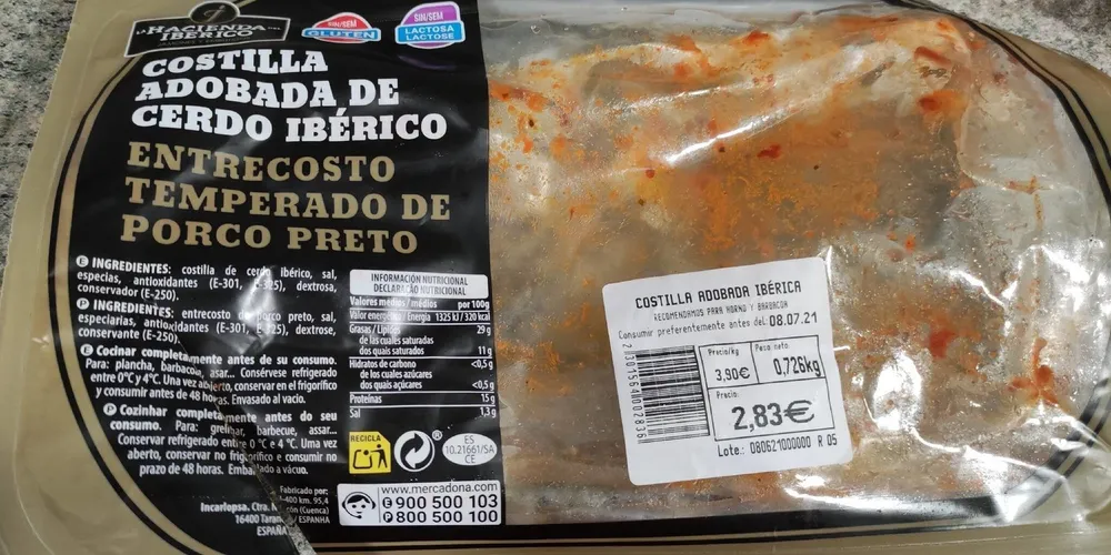 Costilla Adobada Iberica
