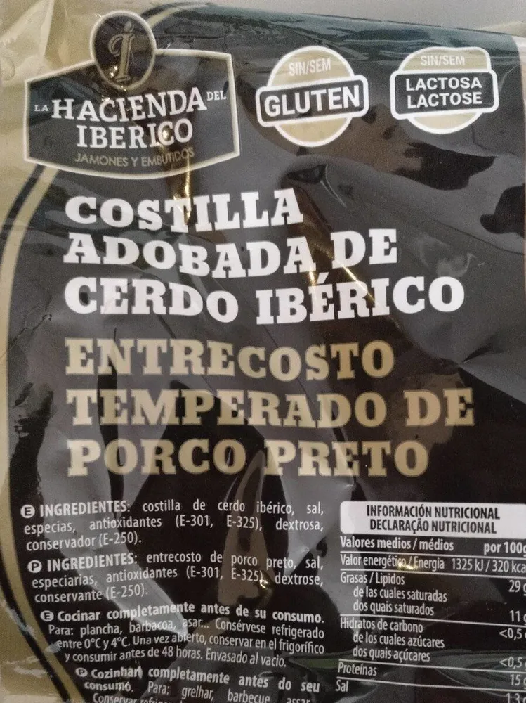 Costilla adobada iberica