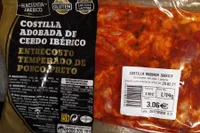 Costilla adobada de cerdo ibérico