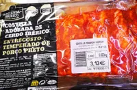 Costilla adobada de cerdo ibérico