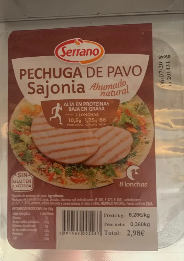 Pechuga de pavo sajonia