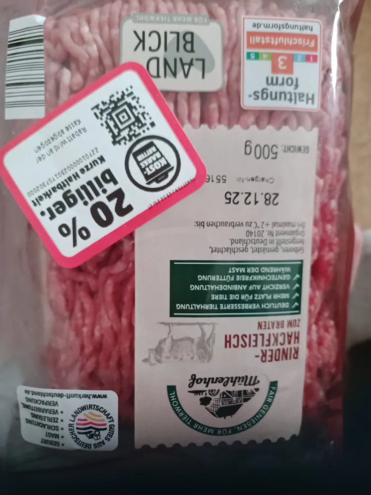 RINDER-HACKFLEISCH ZUM BRATEN