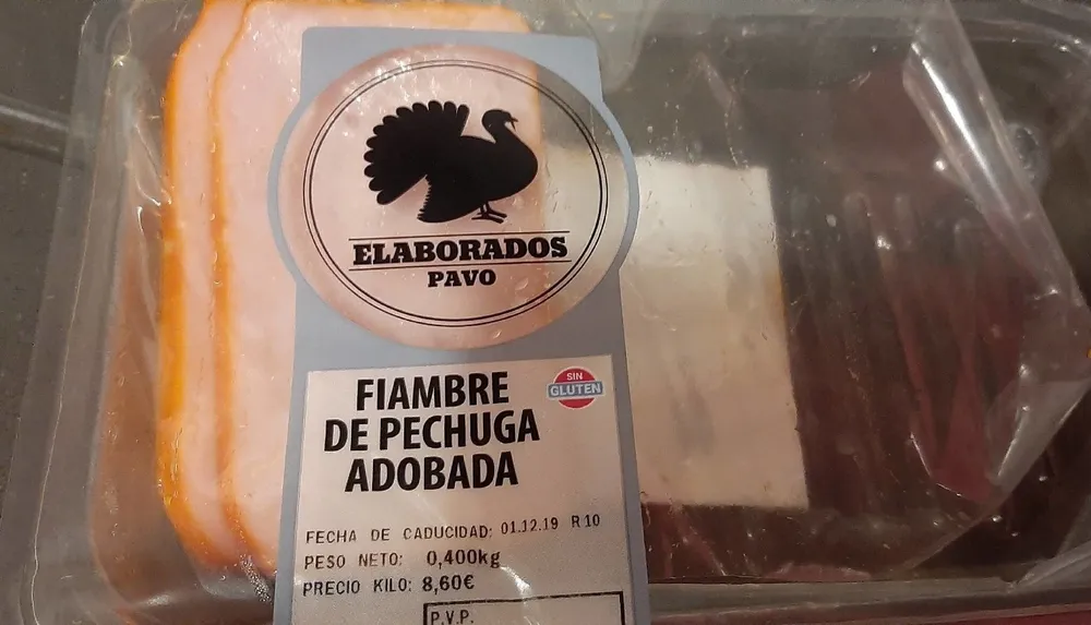 Fiambre de pechuga adobada