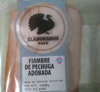 Fiambre de pechuga de pavo adobada