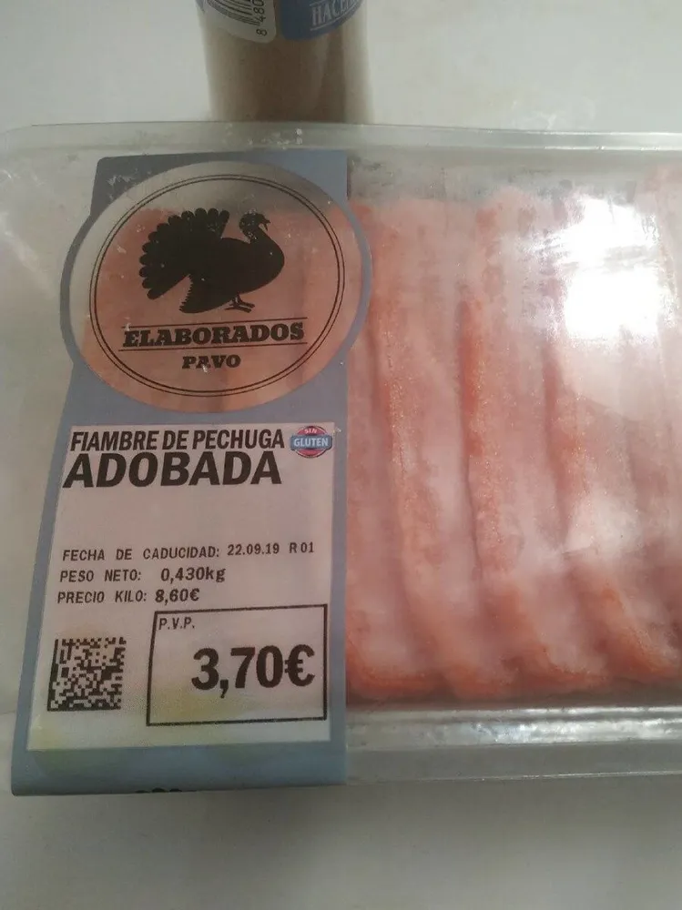 Fiambre de pechuga adobada