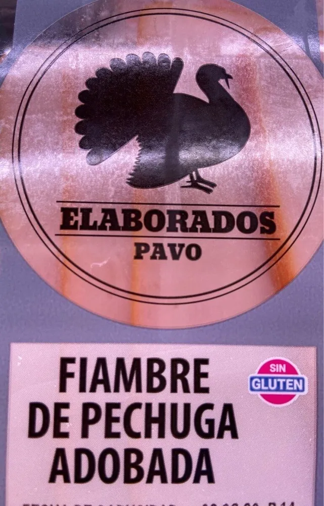 Fiambre de pechuga pavo adobada