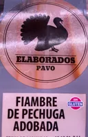 Fiambre de pechuga pavo adobada