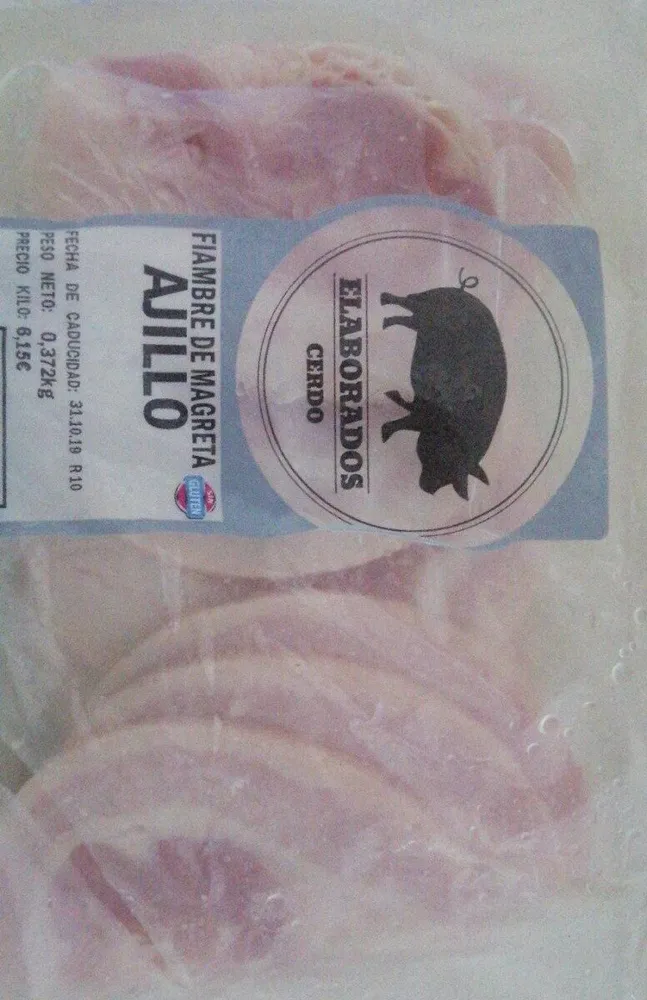 Fiambre de magreta AJILLO
