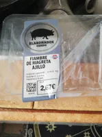 Fiambre de magreta ajillo