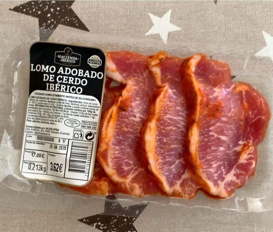 Lomo adobado de cerdo ibérico