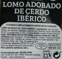 Lomo adobado de cerdo ibérico