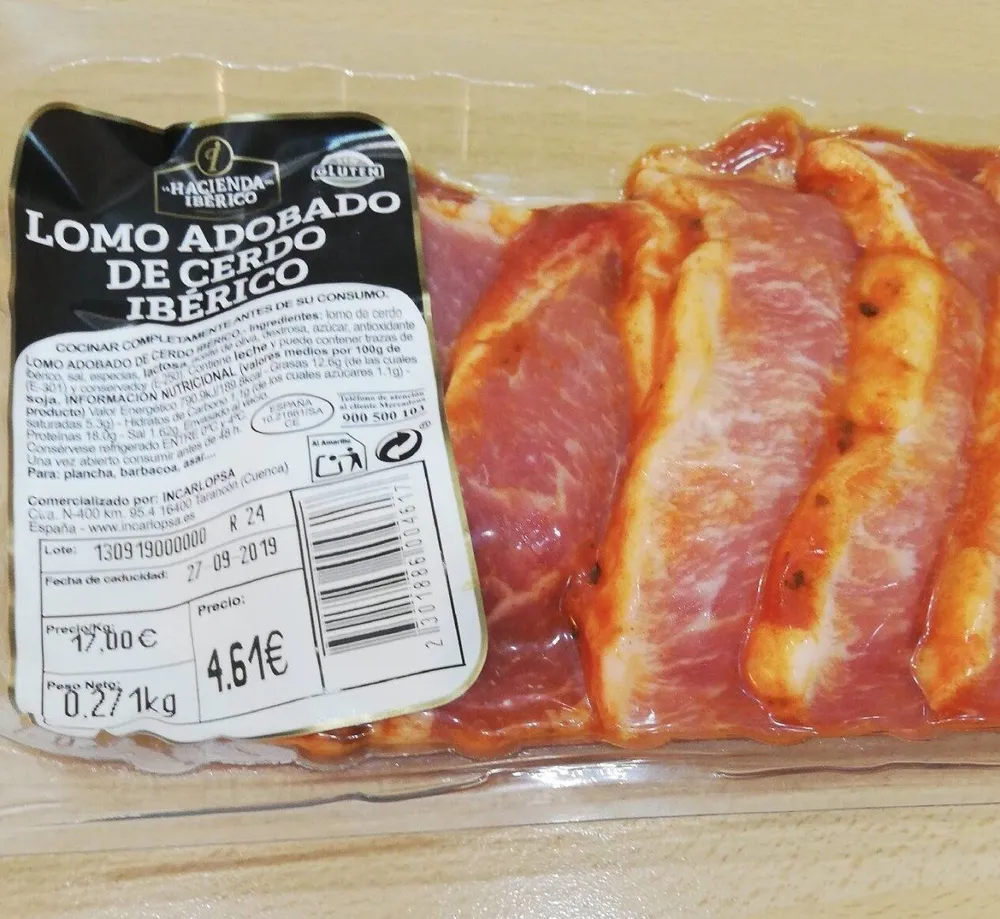 Lomo Adobado de Cerdo Ibérico
