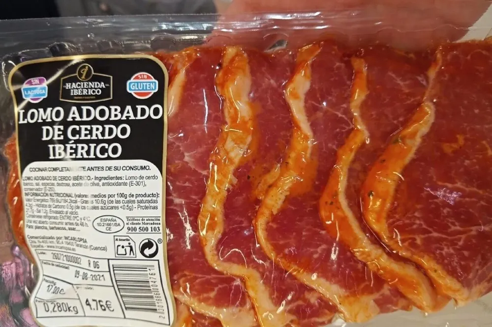 Lomo adobado de cerdo ibérico
