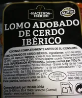 Lomo adobado de cerdo ibérico