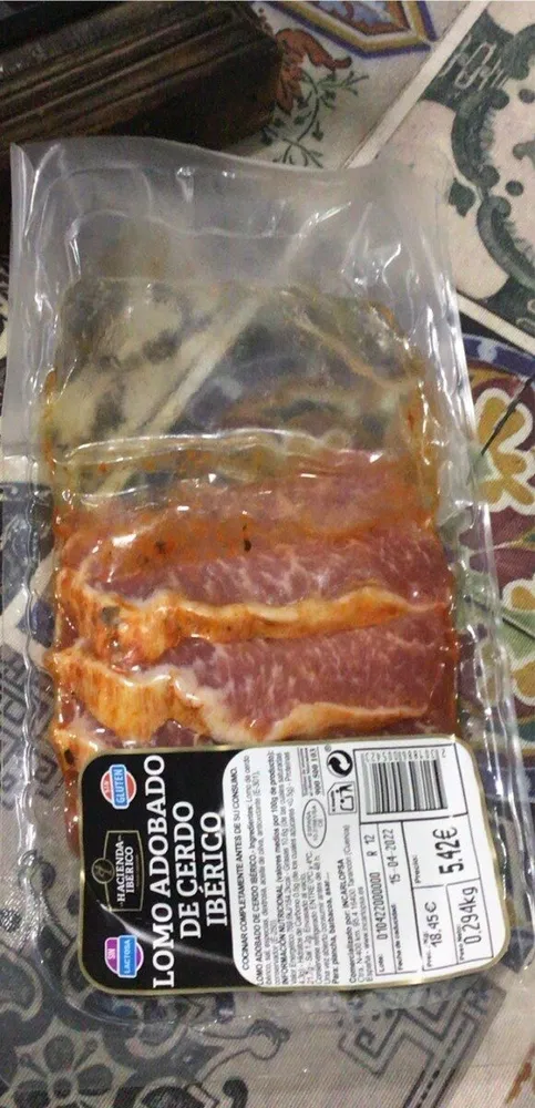 Lomo adobado de cerdo hiberico