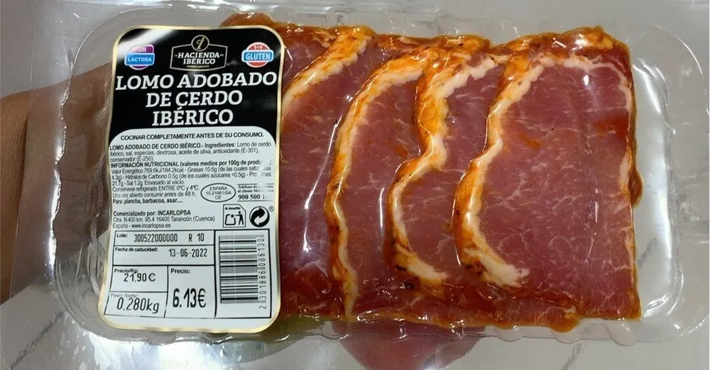 Lomo adobado de cerdo iberico