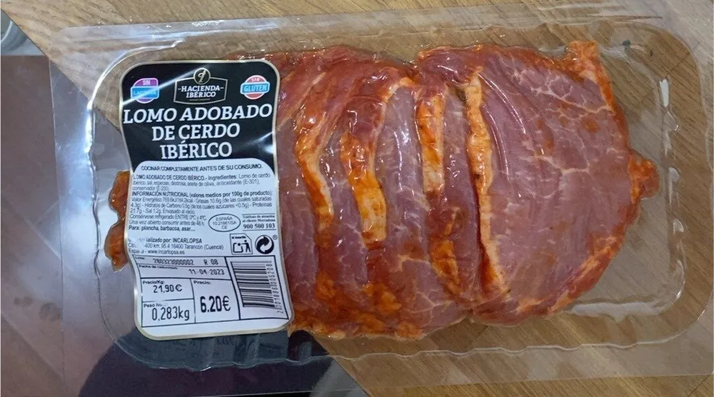 Lomo adobado de cerdo iberico